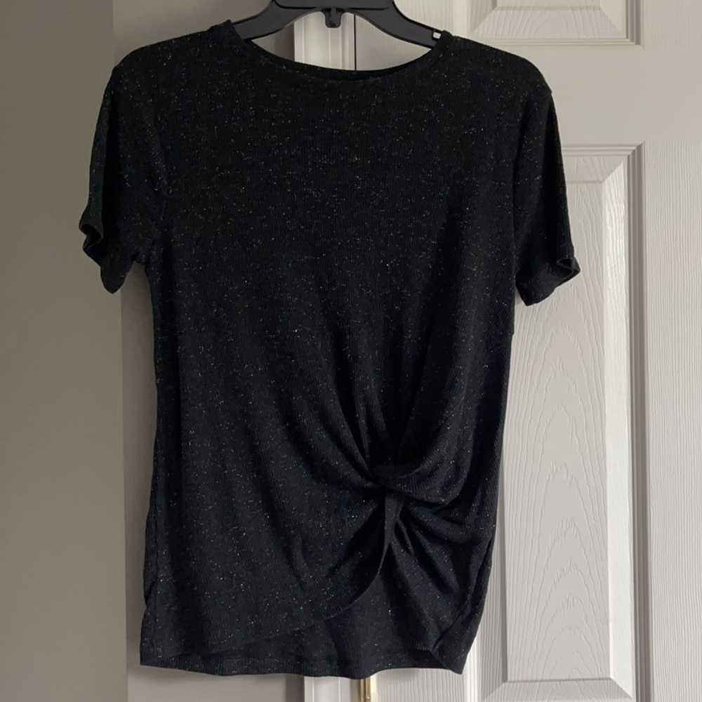Twisted hem shirt